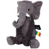 Image de Peluche Les Ptipotos Dimoitou l'éléphant gris (35 cm)