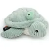 Image de Peluche Les Ptipotos Sauvenou maman et bébé tortue menthe (29 cm)