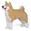 Image de Jekca Blocs de construction - Chien Akita Inu Beige