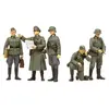 Image de Figurines 2ème Guerre Mondiale : Etat-major de campagne allemand Tamiya-35298