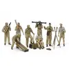 Image de Figurines militaires : Artilleurs Luftwaffe Afrika Kp Tamiya-35343