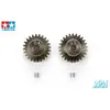 Image de Pignons moteur 24T/25T 0,6 - 1/10e - Tamiya 50477