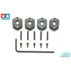 Image de Moyeu de roue alu CR01 - 1/10e - Tamiya 53569
