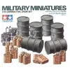 Image de Accessoires diorama : Futs et Jerricans Allemands Tamiya-35186