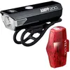 Image de Éclairage vélo Cateye AMPP200 & VIZ100 CATEC030033 Noir TU