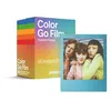 Image de Pack 16 feuilles papier photo pour Polaroid Go cadre dégradé de couleurs