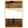 Image de Odes et poésies diverses 1837 - Antoine Cunyngham - Hachette Bnf - broché - Livre