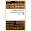 Image de Oeuvres complètes de Madame de La Fayette. Tome 1 - Marie-Madeleine Pioche de La Vergne La Fayette - Hachette Bnf - broché - Livre