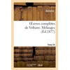 Image de Oeuvres complètes de Voltaire. Tome 24, Mélanges T3 - Voltaire - Hachette Bnf - broché - Livre