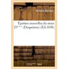 Image de Épistres nouvelles du sieur D*** (Despréaux) despreaux - Nicolas Boileau - Hachette Bnf - broché - Livre