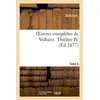 Image de Oeuvres complètes de Voltaire. Théâtre 4 - Voltaire - Hachette Bnf - broché - Livre