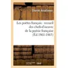 Image de Les poëtes français : recueil des chefs-d'oeuvre de la poésie française (Éd.1861-1863) - Collectif - Hachette Bnf - broché - Livre