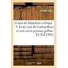 Image de Cours de littérature celtique. 9, Livre noir de Carmarthen et aux vieux poèmes gallois. T1 (Éd.1900) - Joseph Loth - Hachette Bnf - broché - Livre