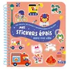 Image de Mes stickers épais - Dans ma ville - Julie Mercier - Deux Coqs D'or - broché - Livre-jeu