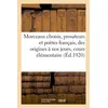 Image de Morceaux choisis, prosateurs et poètes français, des origines de la langue à nos jours Cours élémentaire - Charles Picot - Hachette Bnf - broché - Livre