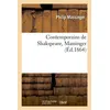 Image de Contemporains de Shakspeare, Massinger Précédé d'une notice sur la vie et les oeuvres de l'auteur - Philip Massinger - Hachette Bnf - broché - Livre