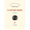 Image de La fin des jours - Alessandro De Roma - Gallimard - broché - Roman