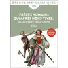 Image de Frères humains qui après nous vivez... Ballades et Testaments - François Villon - Flammarion - Poche - Scolaire / Universitaire Poche