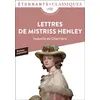 Image de Lettres de Mistriss Henley - Isabelle De Charrière - Flammarion - Poche - Scolaire / Universitaire Poche