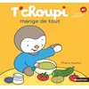 Image de T'choupi mange de tout - Thierry Courtin - Nathan - cartonné - Album jeunesse