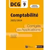 Image de Comptabilité - DCG - Epreuve 9 - Corrigés des applications - 2023/2024 - Jean-Luc Siegwart - Nathan - broché - Scolaire / Universitaire broché