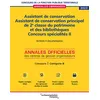 Image de Assistant de conservation. Assistant de conservation principal de 2e classe du patrimoine et des bibliothèques 2023. Spécialités II Archives - documentation, Concours - Catégorie B - Collectif - Documentation Francaise - broché - Scolaire / Universitaire broché