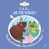 Image de 1, 2, 3  Je te vois ! Touche et compte les animaux cachés - Sylvie Chokron - Fleurus - cartonné - Album éveil dès la naissance cartonné