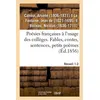 Image de Poésies françaises à l'usage des collèges. Fables, contes, sentences, petits poèmes - Arsène Cahour - Hachette Bnf - broché - Livre