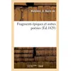 Image de Fragments épiques et autres poésies - D Bazin de Malpière - Hachette Bnf - broché - Livre