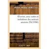 Image de OEuvres, avec notes et imitations des auteurs anciens - Nicolas Boileau - Hachette Bnf - broché - Livre