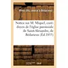 Image de Notice sur M. Miquel, curé-doyen de l'église paroissiale de Saint-Alexandre, de Bédarieux - Rivez - Hachette Bnf - broché - Livre