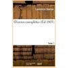 Image de OEuvres complètes. Tome 1 - Laurence Sterne - Hachette Bnf - broché - Livre