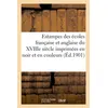 Image de Estampes des écoles française et anglaise du XVIIIe siècle imprimées en noir et en couleurs - Loys Delteil - Hachette Bnf - broché - Livre