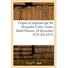 Image de Copies et esquisses par M. Alexandre Colin d'après les tableaux des musées de Madrid, Florence, Rome - Henri Haro - Hachette Bnf - broché - Livre