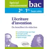 Image de Spécial entraînement - L'écriture d'invention - Du brouillon à la rédaction - 2de-1res toutes séries - Véronique Salvetat-Fondeviole - Ellipses - broché - Scolaire / Universitaire