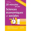 Image de 20 minutes par jour de Sciences économiques et sociales - Terminale ES - Vincent Levrault - Ellipses - broché - Scolaire / Universitaire