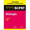 Image de Biologie BCPST - Annales corrigées et commentées - Concours 2016/2017/2018 - Hugo Pantecouteau - Ellipses - broché - Scolaire / Universitaire