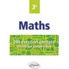 Image de Maths 3e - 280 exercices corrigés classés par compétences Avec sujets de Brevet - Christophe Poulain - Ellipses - broché - Scolaire / Universitaire
