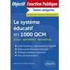Image de Le système éducatif en 1000 QCM École, université, recherche - Michel Fol - Ellipses - broché - Scolaire / Universitaire broché