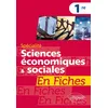 Image de Spécialité Sciences économiques et sociales en fiches - 1re - Jean-Paul Brun - Ellipses - broché - Scolaire / Universitaire broché