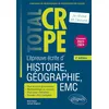 Image de Réussir l'épreuve écrite d'histoire, géographie, enseignement moral et civique - CRPE - Concours 2023-2024 - Brice Rabot - Ellipses - broché - Scolaire / Universitaire