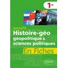 Image de Spécialité Histoire-géographie, géopolitique et sciences politiques en fiches - 1re - Brice Rabot - Ellipses - broché - Scolaire / Universitaire broché
