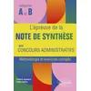 Image de L'épreuve de la note de synthèse aux concours administratifs Méthodologie et exercices corrigés - Frédéric Ingelaere - Ellipses - broché - Scolaire / Universitaire broché