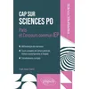 Image de Cap sur Sciences Po Paris et Concours commun IEP - Catherine Hoffmann - Ellipses - broché - Scolaire / Universitaire broché