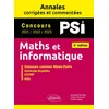 Image de Maths et informatique. PSI. Annales corrigées et commentées. Concours 2021/2022/2023 - Abdellah Bechata - Ellipses - broché - Scolaire / Universitaire broché