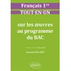 Image de Français. Première. Tout-en-un sur les oeuvres au programme du bac Session 2024-2025 - Émilie Stouder - Ellipses - broché - Scolaire / Universitaire broché