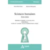 Image de Sciences humaines 2024-2026 Michèle Le Doeuff, Le sexe du savoir ; Alban Bensa, La fin de l'exotisme. Essais d'anthropologie critique - Pierre-Elie Pichot - Atlande Eds - broché - Scolaire / Universitaire broché