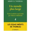 Image de Un monde plus large - Henry David Thoreau - Le Passeur - broché - Roman