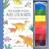 Image de Mes dessins faciles avec les doigts - Découvrons les dinosaures Nouvelle édition, avec une palette de 7 couleurs intégrée ! - Clémentine Guivarc'h - Mila Boutan Eds - broché - Document jeunesse