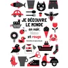 Image de Je découvre le monde en noir, blanc et rouge - Agnèse Baruzzi - Kimane - cartonné - Album jeunesse